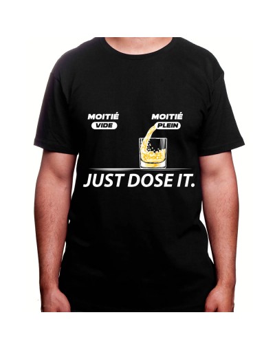 Just dose it – Tshirt Homme Alcool Tshirt Homme Alcool