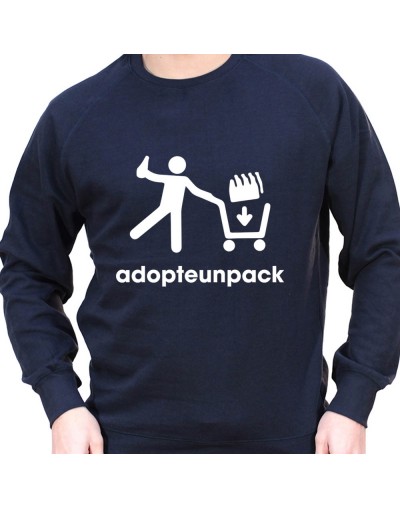 Adopteunebiere – Sweat Crewneck Homme Alcool Tshirt Homme Alcool