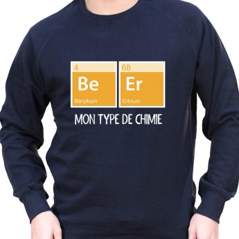 Beer Chimie – Sweat Crewneck Homme Alcool Tshirt Homme Alcool