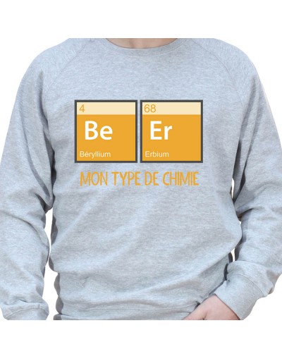 Beer Chimie – Sweat Crewneck Homme Alcool Tshirt Homme Alcool