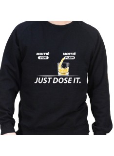 Just dose it – Sweat Crewneck Homme Alcool Tshirt Homme Alcool