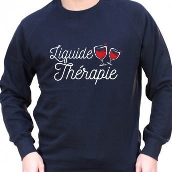 Liquid therapy – Sweat Crewneck Homme Alcool Tshirt Homme Alcool