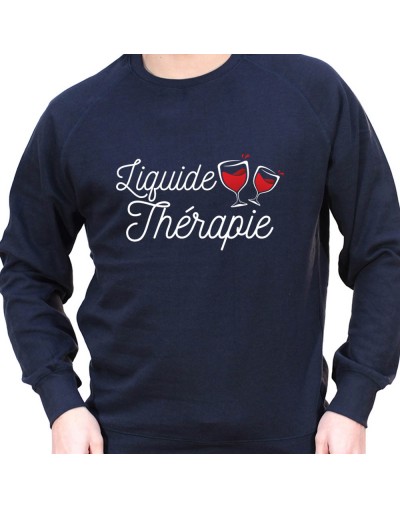 Liquid therapy – Sweat Crewneck Homme Alcool Tshirt Homme Alcool