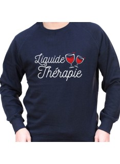 Liquid therapy – Sweat Crewneck Homme Alcool Tshirt Homme Alcool