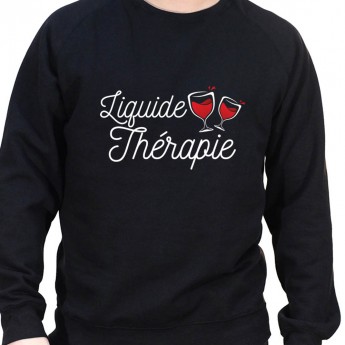 Liquid therapy – Sweat Crewneck Homme Alcool Tshirt Homme Alcool