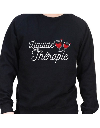 Liquid therapy – Sweat Crewneck Homme Alcool Tshirt Homme Alcool