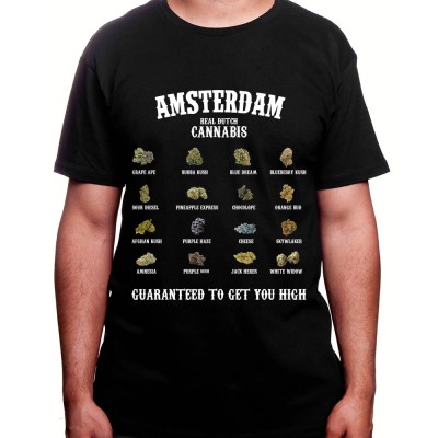 Canabis list - Tshirt Homme Weed Tshirt Weed Homme
