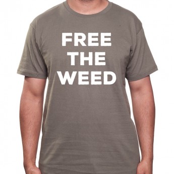 Free the Weed - Tshirt Homme Weed Tshirt Weed Homme