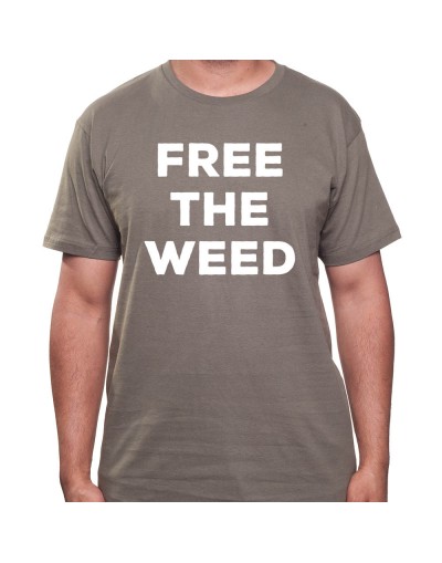 Free the Weed - Tshirt Homme Weed Tshirt Weed Homme