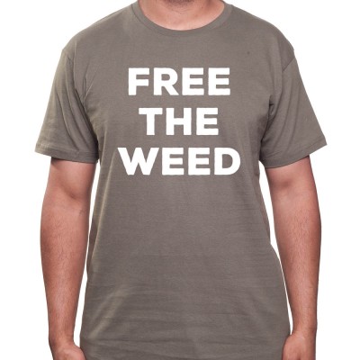 Free the Weed - Tshirt Homme Weed Tshirt Weed Homme