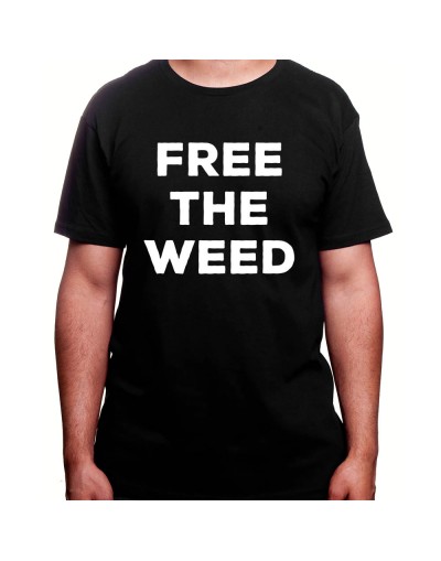 Free the Weed - Tshirt Homme Weed Tshirt Weed Homme