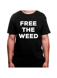 Free the Weed - Tshirt Homme Weed Tshirt Weed Homme