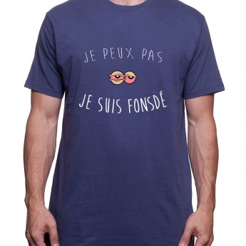 Je peux pas je suis fonsdé - Tshirt Homme Weed Tshirt Weed Homme