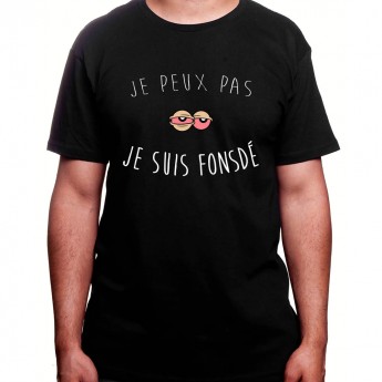 Je peux pas je suis fonsdé - Tshirt Homme Weed Tshirt Weed Homme