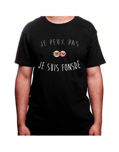 Je peux pas je suis fonsdé - Tshirt Homme Weed Tshirt Weed Homme