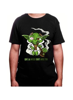 Que la weed soit avec toi - Tshirt Homme Weed Tshirt Weed Homme