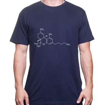 THC Molecule - Tshirt Homme Weed Tshirt Weed Homme