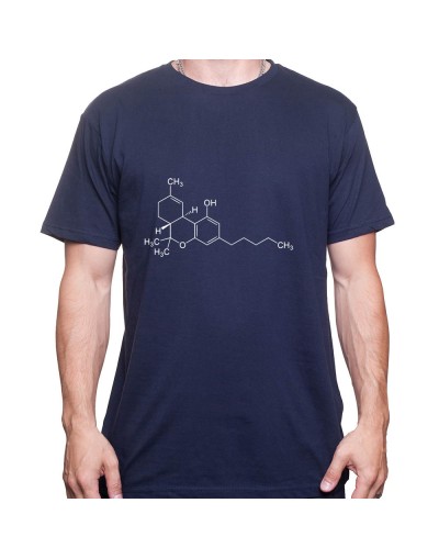 THC Molecule - Tshirt Homme Weed Tshirt Weed Homme