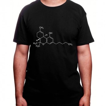 THC Molecule - Tshirt Homme Weed Tshirt Weed Homme