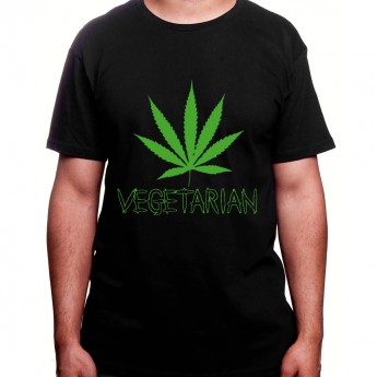 Vegetarian - Tshirt Homme Weed Tshirt Weed Homme