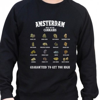 Canabis list - Sweat Crewneck Homme Weed Sweat Crewneck Homme Weed