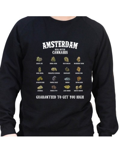 Canabis list - Sweat Crewneck Homme Weed Sweat Crewneck Homme Weed