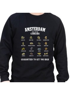 Canabis list - Sweat Crewneck Homme Weed Sweat Crewneck Homme Weed