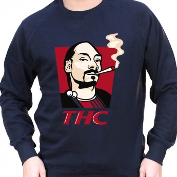 THC - Sweat Crewneck Homme Weed Sweat Crewneck Homme Weed