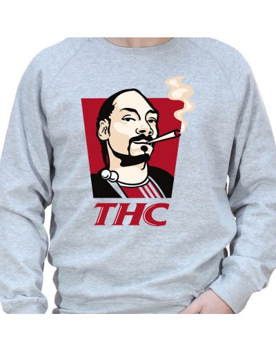 THC - Sweat Crewneck Homme Weed Sweat Crewneck Homme Weed