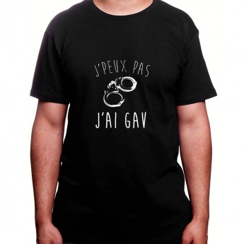 j'peux pas j'ai GAV - Tshirt Homme Policier Tshirt Homme Policier