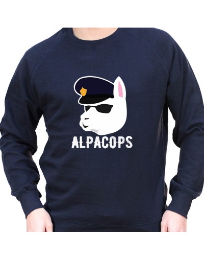 Alpacops - Sweat Crewneck Homme Policier Sweat Crewneck homme Policier