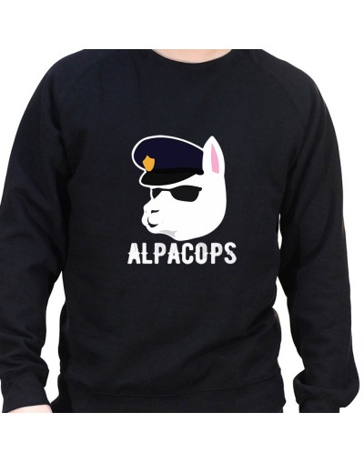 Alpacops - Sweat Crewneck Homme Policier Sweat Crewneck homme Policier