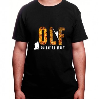 Ou est le feu - Tshirt Homme Pompier Tshirt Homme Pompier