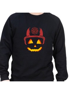 Halloween pompier - Sweat Crewneck Homme Pompier Sweat Crewneck Homme