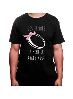 Les femmes aimes le rugby aussi - Tshirt Homme Rugby Tshirt Homme Rugby