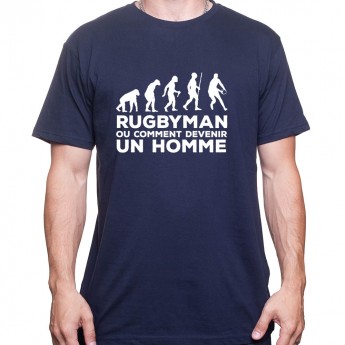 Rugby est ce qui fait un homme - Tshirt Homme Rugby Tshirt Homme Rugby