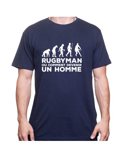 Rugby est ce qui fait un homme - Tshirt Homme Rugby Tshirt Homme Rugby