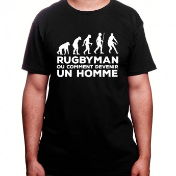 Rugby est ce qui fait un homme - Tshirt Homme Rugby Tshirt Homme Rugby