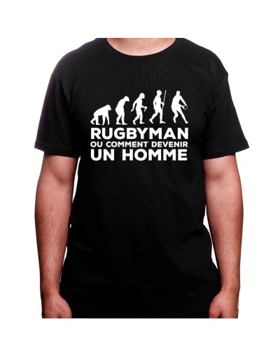 Rugby est ce qui fait un homme - Tshirt Homme Rugby Tshirt Homme Rugby