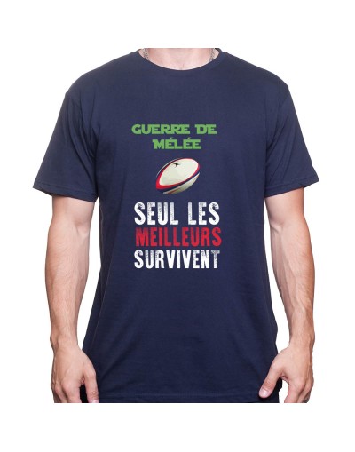 Scrum Wars les meilleurs survivront - Tshirt Homme Rugby Tshirt Homme Rugby