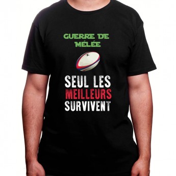 Scrum Wars les meilleurs survivront - Tshirt Homme Rugby Tshirt Homme Rugby
