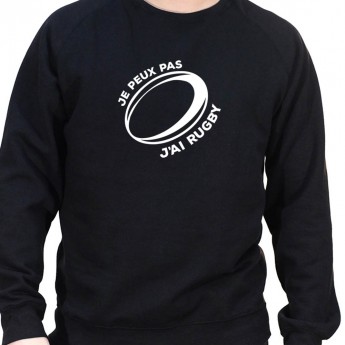 je peux pas j'ai rugby - Sweat Crewneck Homme Rugby Sweat Crewneck Rugby