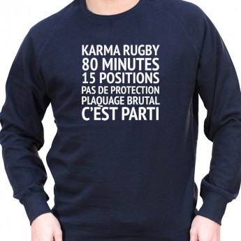 Karma Rugby - Sweat Crewneck Homme Rugby Sweat Crewneck Rugby