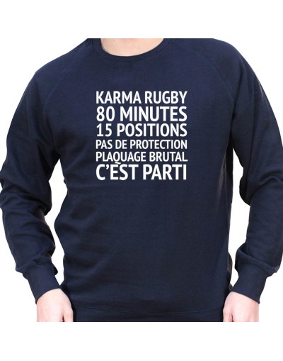 Karma Rugby - Sweat Crewneck Homme Rugby Sweat Crewneck Rugby