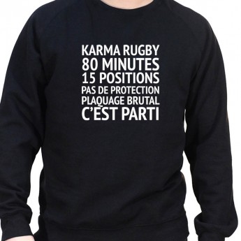 Karma Rugby - Sweat Crewneck Homme Rugby Sweat Crewneck Rugby