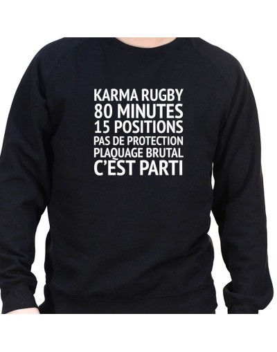 Karma Rugby - Sweat Crewneck Homme Rugby Sweat Crewneck Rugby