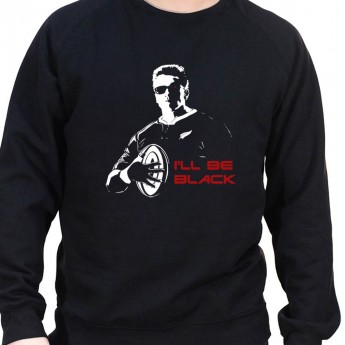 Rugby ill be black - Sweat Crewneck Homme Rugby Sweat Crewneck Rugby