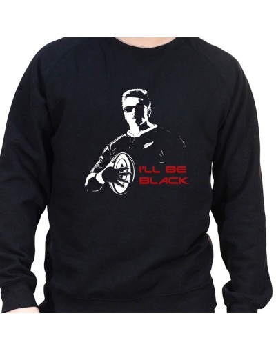 Rugby ill be black - Sweat Crewneck Homme Rugby Sweat Crewneck Rugby