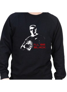 Rugby ill be black - Sweat Crewneck Homme Rugby Sweat Crewneck Rugby