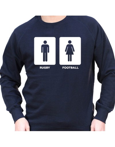 Rugby men Football woman - Sweat Crewneck Homme Rugby Sweat Crewneck Rugby